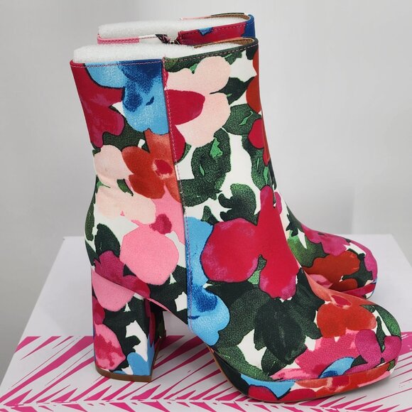 CORKYS Slug Bug Floral Mid Calf Boots Sizes 7 & 9 NWT - Picture 4 of 11